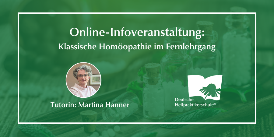Online-Infoveranstaltung: Klassische Homöopathie im Fernlehrgang