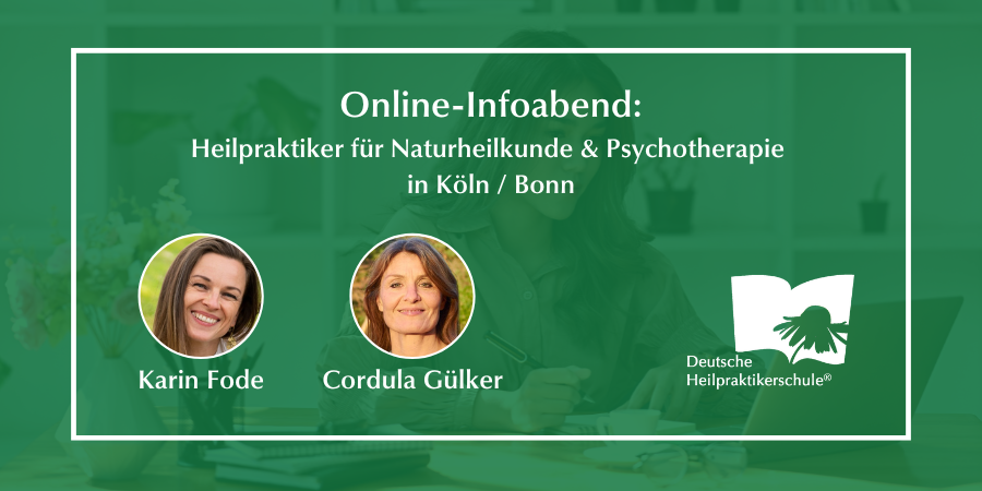 Online-Infoabend: Heilpraktiker für Naturheilkunde und Psychotherapie in Köln / Bonn